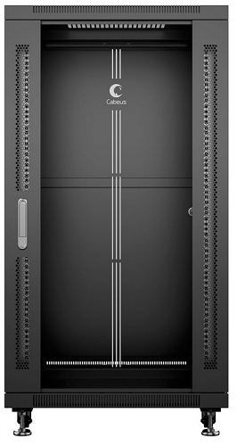 фото Шкаф напольный 19", 27U Cabeus SH-05C-27U60/100-BK в Уфе