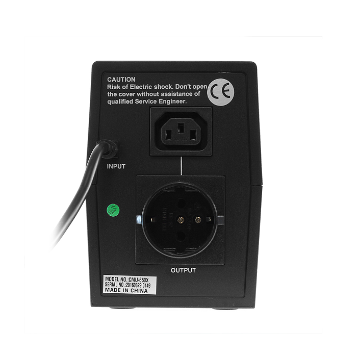 

Источник бесперебойного питания Crown CMU-650X CM000001506 line-Intractive, 650VA300W, AVR, 1*IEC+1*EURO, CMU-650X
