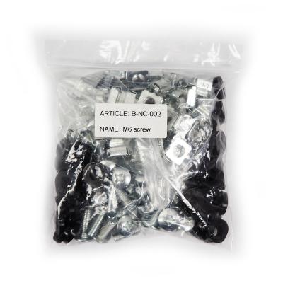 

Комплект крепежа BNH B-NC-002 винт, шайба, для шкафов и стоек, гайка с защёлкой, 50шт, B-NC-002