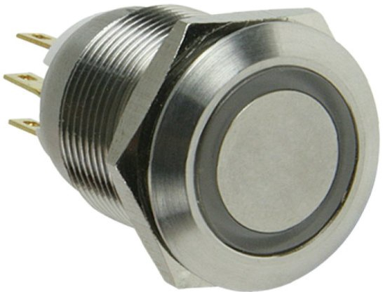 

Переключатель Lamptron LAMP-SW1611L-S анти-вандальный Vandal Switch,16mm;Ring;Blue;Silverhousing; Latching;, LAMP-SW1611L-S