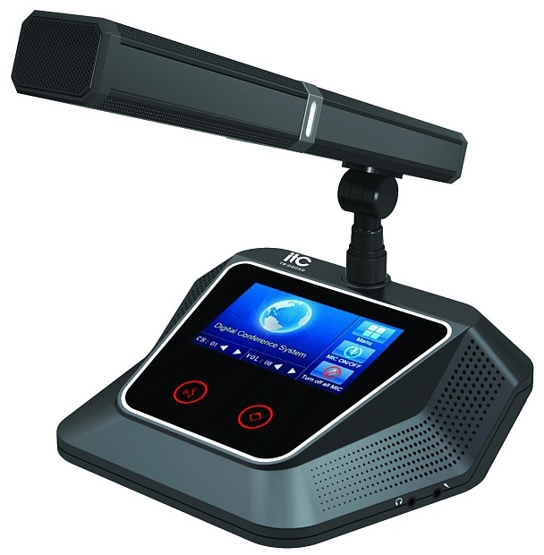 

Микрофон TS-0205D ITC TS-0205D, микрофон председателя с сенсорным экраном 4,3", шт, TS-0205D