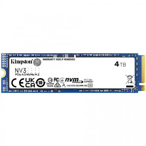 фото Накопитель SSD M.2 2280 Kingston SNV3S/4000G в Самаре 4000 ГБ