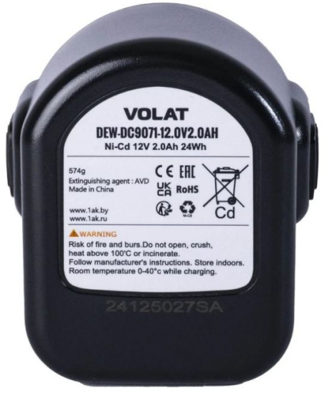 фото Батарея  VOLAT VT-DEW-DC9071-12.0V2.0AH в Санкт-Петербургe