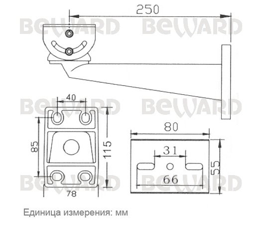 фото Кронштейн  Beward MBF250B