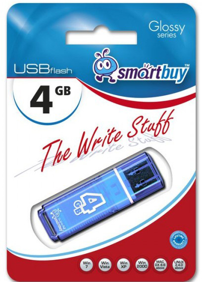 фото Накопитель USB 2.0 4GB SmartBuy SB4GBGS-B в Волгограде