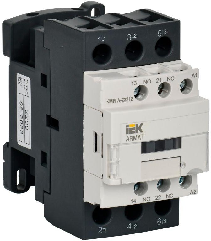 

Контактор IEK AR-ACC-21-032-036-11 ARMAT КМИ-А-23212 LC1D 32А 36В/АС3 1NO/1NC, AR-ACC-21-032-036-11