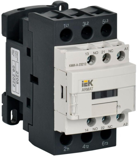 Изображение товара Контактор электромагнитный IEK AR-ACC-21-032-110-11 110 В для промышленных систем автоматизации