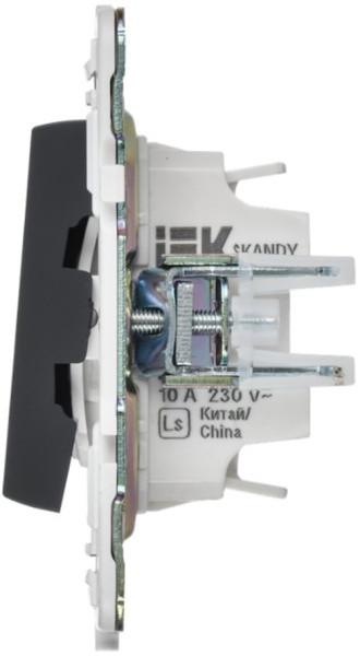 фото Выключатель двухклавишный с подсветкой  IEK SK-V20-2-10-K53 в Санкт-Петербургe