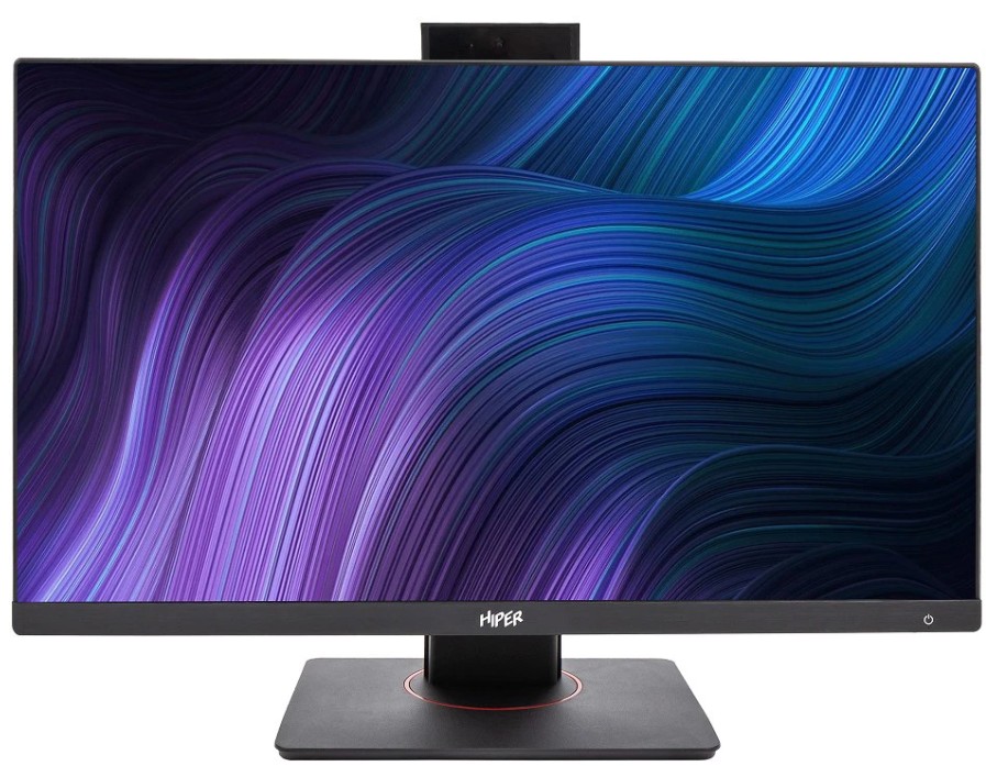 

Моноблок 23.8'' HIPER V6 i3-14100/16GB/512GB/1920x1080/WiFi/BT/cam/Win11Pro/black, V6