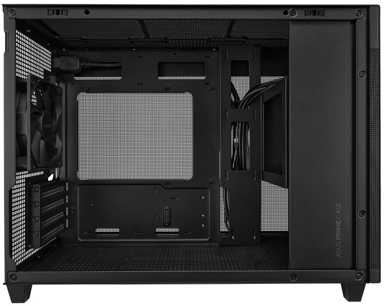

Корпус mATX ASUS Prime AP201 90DC00G0-B39010 черный, без БП, боковая панель из закаленного стекла, USB Type-C, 2*USB 3.2, audio, Prime AP201
