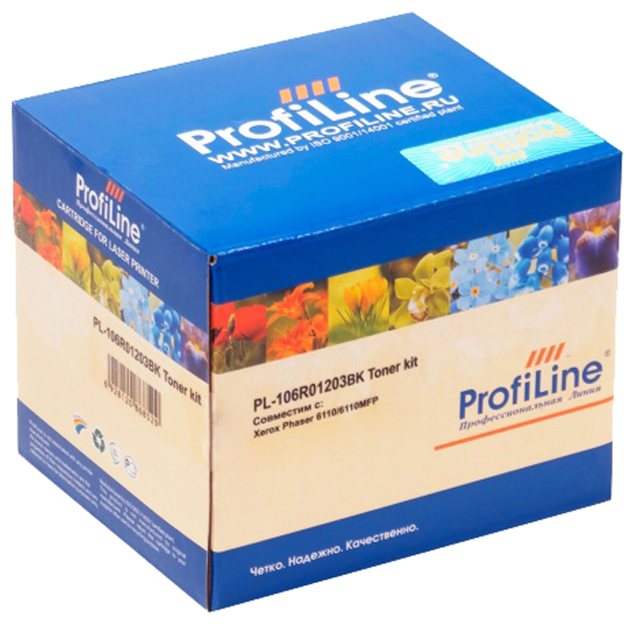 

Картридж ProfiLine PL_106R01203_BK для принтеров Xerox Phaser 6110/6110MFP/6110B/6110MFP/B/6110MFP/S/6110MFP/X/6110N Black 2000 копий, PL_106R01203_BK