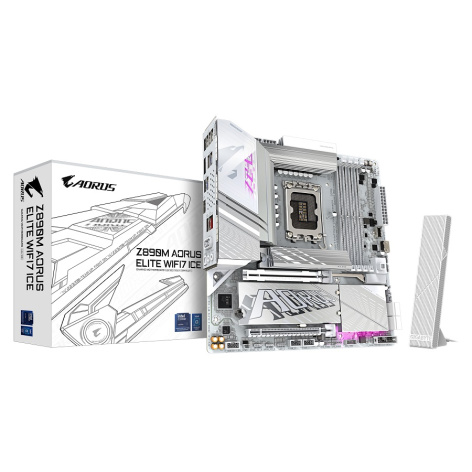 фото Материнская плата mATX GIGABYTE Z890M AORUS ELITE WF7 ICE в Казани
