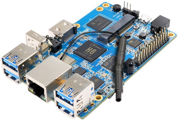 фото Микрокомпьютер  Orange Pi 3 H6 (2GB+8GB eMMC) в Челябинске
