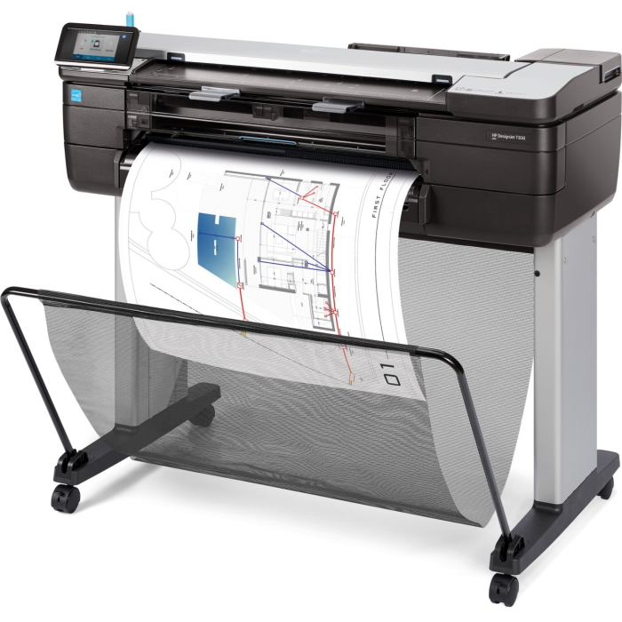 

МФУ HP DesignJetT830 MFP F9A28D (p/s/c, 24",4color,2400x1200dpi,1Gb,26spp(A1 drawingmode),USB/GigEth/Wi-Fi,stand,mediabin,rollf eed,sheetfeed,tray50(A, DesignJetT830 MFP