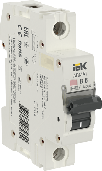 фото Автоматический выключатель  IEK AR-M06N-1-B006 в Уфе