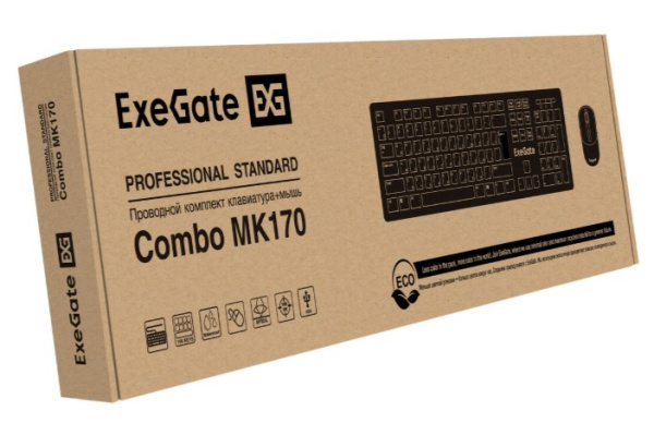 фото Клавиатура и мышь  Exegate Professional Standard Combo MK170 в Красноярске