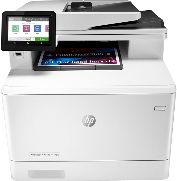 

МФУ HP Color LaserJet Pro M479fnw А4, 27/27 стр/мин, 512Мб, USB, Ethernet, Wi-Fi, BT, Color LaserJet Pro M479fnw