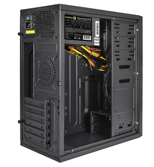 

Корпус ATX Exegate XP-340U EX292991RUS черный, БП 350W, 2*USB 3.2, USB 2.0, audio, XP-340U
