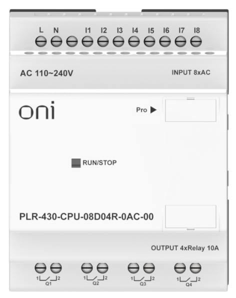 фото Модуль  ONI PLR-430-CPU-08D04R-0AC-00