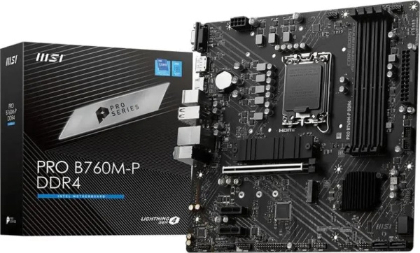 фото Материнская плата mATX MSI PRO B760M-P (УЦЕНЕННЫЙ) в Екатеринбурге