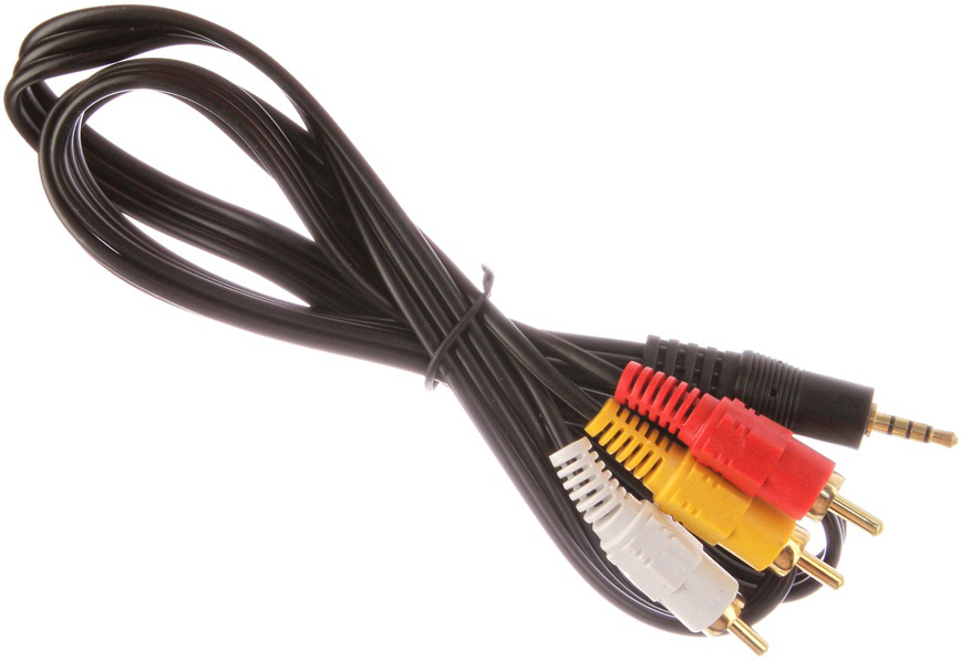 

Кабель аудио Atcom AT1006 mini-Jack3.5(m) <=> 3RCA(m), 1.0 m, стерео, пакет, AT1006