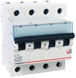 Изображение товара Автоматический выключатель Legrand TX³ 404073 32 А IP20 4 модуля