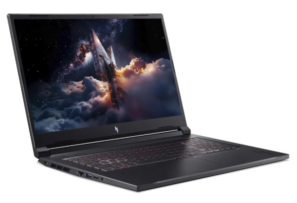 фото Ноутбук Acer Nitro V 17 AI ANV17-41-R1TV 17.3" (AMD Ryzen 5, 16Гб DDR5, SSD 1 Тб, GeForce RTX 5050, Без ОС) Черный [NH.QYTCD.005]