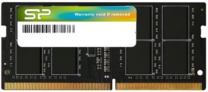 

Модуль памяти SODIMM DDR4 8GB Silicon Power SP008GBSFU266X02 PC4-21300 2666MHz CL19 260-pin 1.2В single rank Retail, SP008GBSFU266X02
