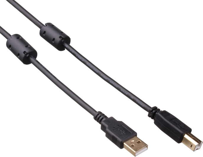 

Кабель интерфейсный USB 2.0 Exegate EX-CCF-USB2-AMBM-3.0 EX138947RUS Am/Bm, 3м, 2 фильтра, EX-CCF-USB2-AMBM-3.0