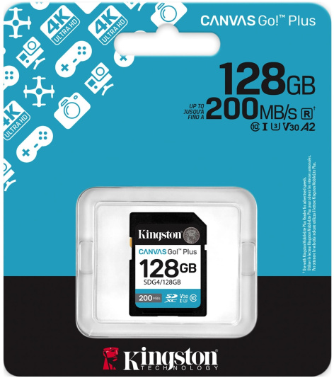 фото Карта памяти SDXC 128GB Kingston SDG4/128GB в Красноярске