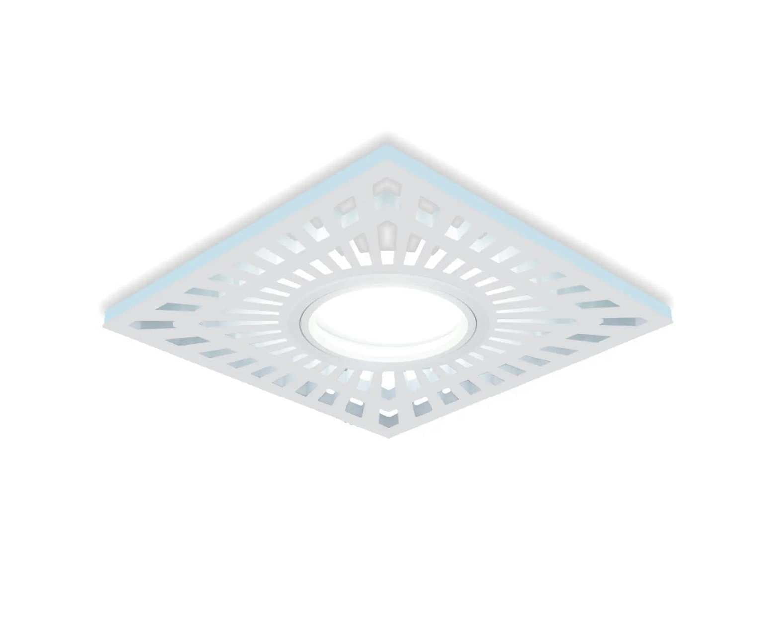 

Светильник Gauss BL128 Backlight квадрат. белый, Gu5.3, 3W, LED 4000K 1/40, BL128