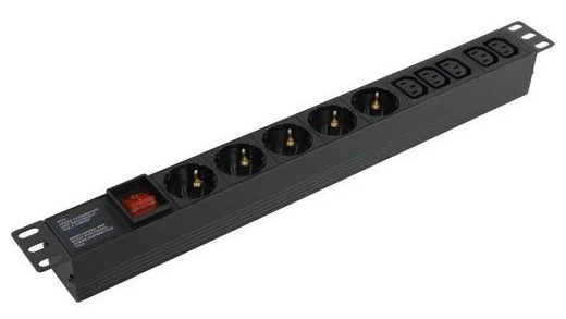 фото Блок розеток  Exegate ServerPro PDU-19H008 Al-5C135S-C14-SW в Уфе