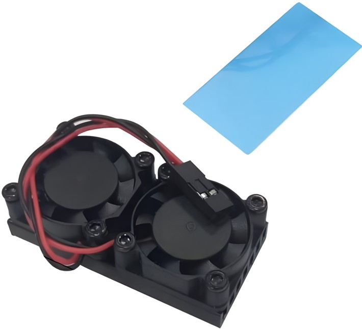 

Вентилятор ACD RA535 Double Fans (25*25*7mm) + Radiator (50*25*5mm) for Raspberry Pi 3B+/4B (RASP3409), RA535