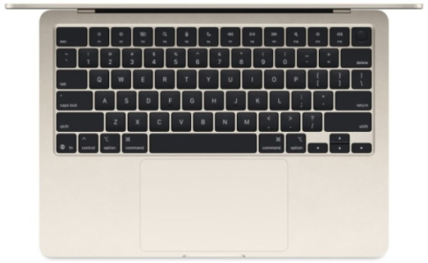 фото Ноутбук  Apple Macbook Air 13 (2025) в Волгограде 13.6 ", M, 24 Гб RAM, 512 Гб SSD, M4 10-Core GPU, Золотистый