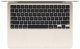 фото Ноутбук  Apple Macbook Air 13 (2025) в Волгограде 13.6 ", M, 24 Гб RAM, 512 Гб SSD, M4 10-Core GPU, Золотистый