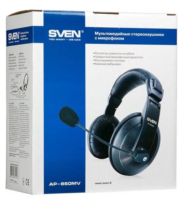 

Гарнитура Sven AP-860MV SV-013172, AP-860MV