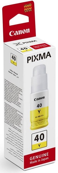 

Картридж Canon GI-40 Y 3402C001 желтый (70мл) для Canon Pixma G5040/G6040, GI-40 Y