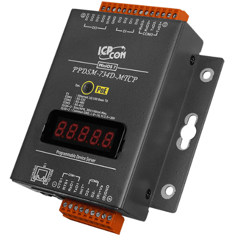 

Преобразователь ICP DAS PPDSM-734D-MTCP CR PPDS-734D-MTCP CR with Metal Case, PPDSM-734D-MTCP CR