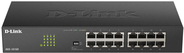 фото Коммутатор неуправляемый D-link DGS-1016D/J1A в Омске