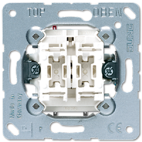 

Выключатель Jung 505U (механизм) 2-клавишный, 505U