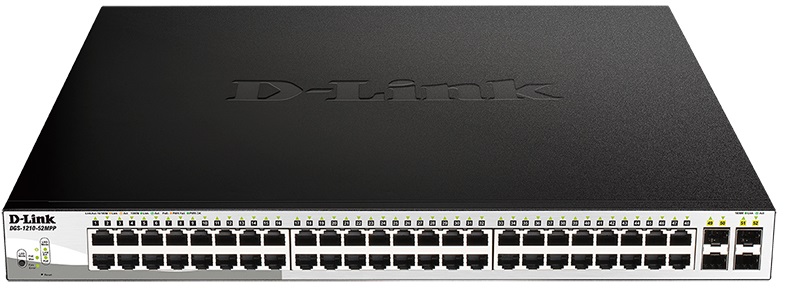 

Коммутатор DGS-1210-52MPP/E2A D-Link DGS-1210-52MPP/E2A, PROJ L2 Smart Switch with 48 10/100/1000Base-T ports and 4 1000Base-X SFP ports (48 PoE por, DGS-1210-52MPP/E2A