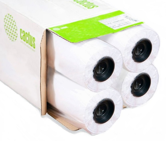 Изображение товара Высококачественная бумага для струйной печати A0 4 рулона Cactus CS-LFP80-914457E-4