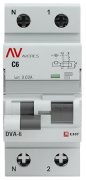 фото Автомат EKF rcbo6-1pn-6C-30-ac-av