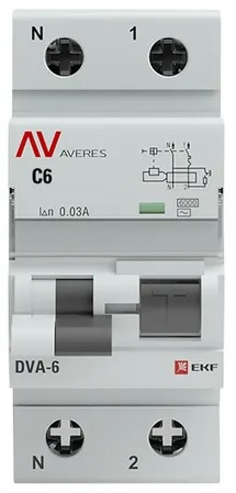 фото Автомат дифференциальный EKF rcbo6-1pn-6C-30-ac-av в Волгограде