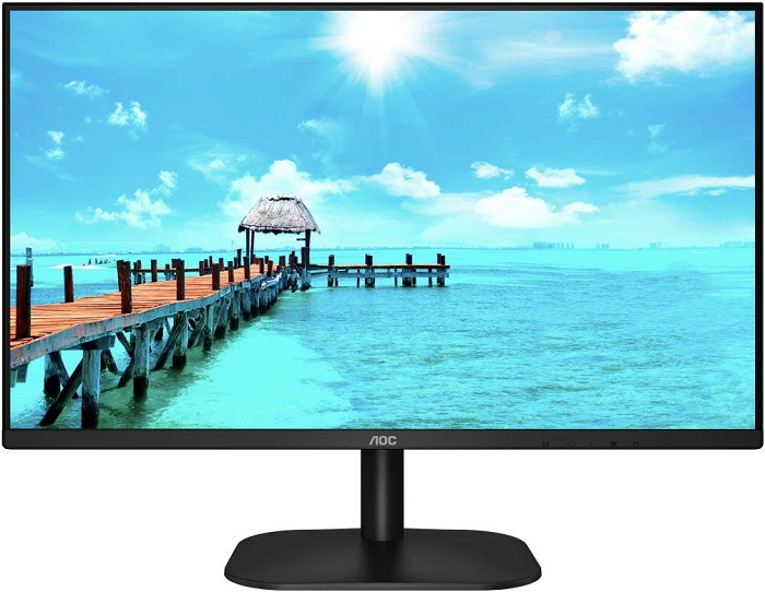 

Монитор 27" AOC 27B2QAM 1920x1080 75Hz VA LED 16:9 4ms VGA HDMI DP 20M:1 178/178 250cd 4000:1 Tilt speakers external black, 27B2QAM