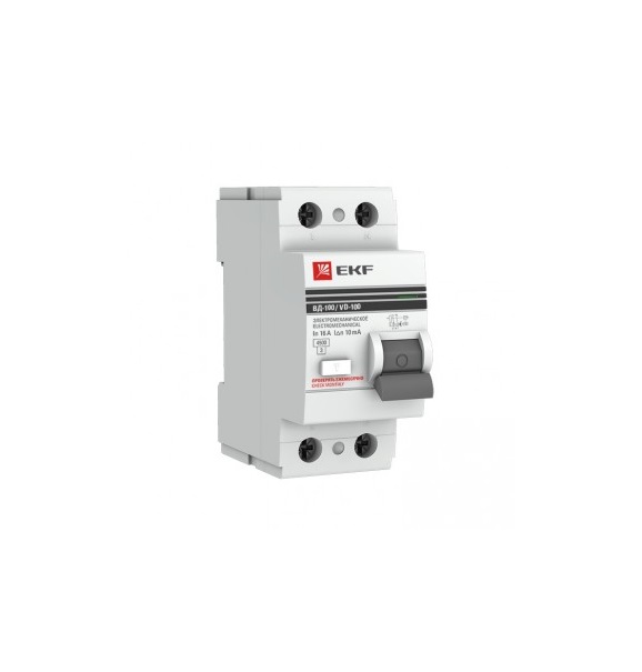 

УЗО EKF elcb-2-40-30-em-pro 2п 40А 30мА тип AC ВД-100 PROxima (электромех.), elcb-2-40-30-em-pro