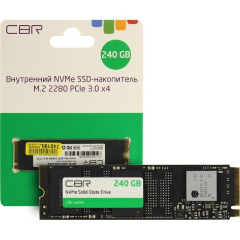 фото Накопитель SSD M.2 2280 CBR SSD-240GB-M.2-LT22 в Волгограде 240 ГБ