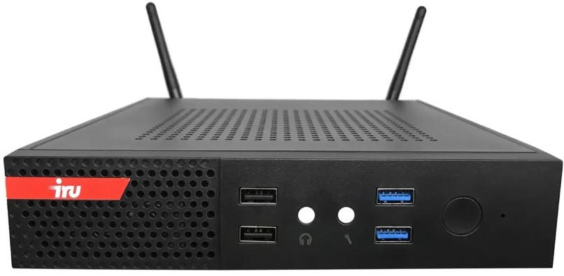 

Компьютер iRu Опал 313 slim 2057725 i3 10100/8GB/256GB SSD/UHDG 630/GBitEth/120W/Free DOS/черный, Опал 313 slim