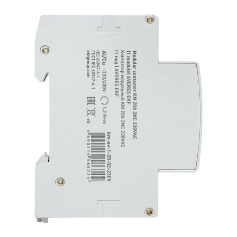 фото Контактор модульный EKF km-av-1-20-02-230V в Екатеринбурге