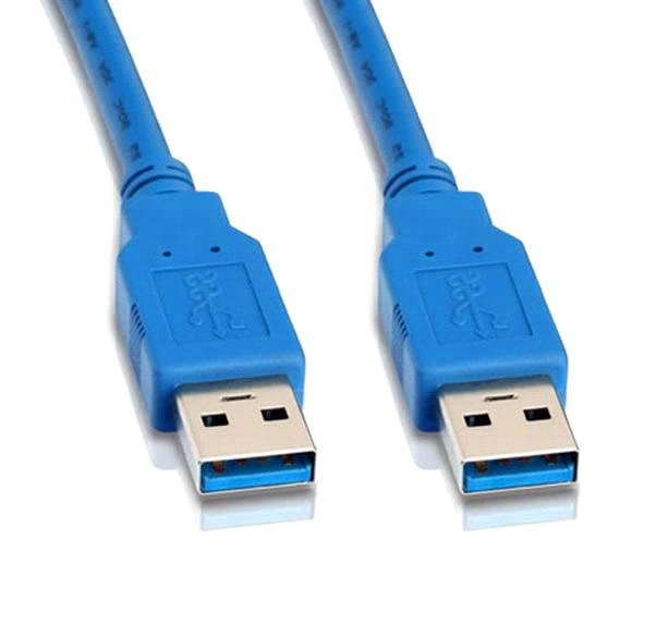 

Кабель интерфейсный USB 3.0 5bites UC3009-010 AM-AM, 1м, синий, UC3009-010